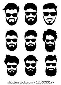 Hipster Beard Icon