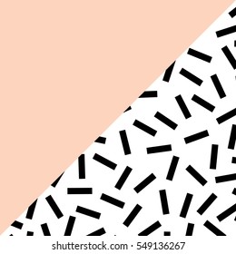 Hipster boho chic background with geometric texture. Minimal creative printable journaling card, art print, design for banner, poster, flyer