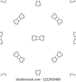 Hipster bow tie pattern seamless vector repeat geometric for any web design