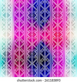 hipster bright seamless pattern