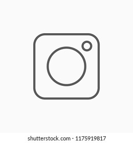 hipster camera icon