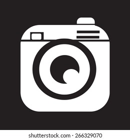 Hipster camera photo icon