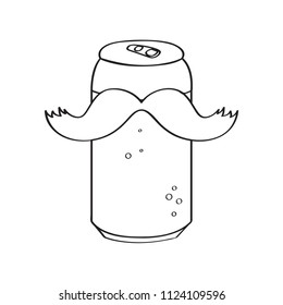 Hipster canned beer