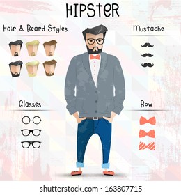 hipster character set