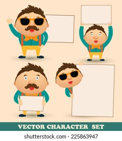 Hipster character set