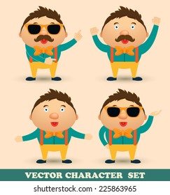 Hipster character set