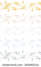 Hipster.  Color and color paintbrush lines horizontal seamless texture for background. Hand drown paint strokes graphic. For garment.