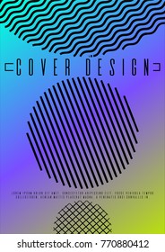 Hipster cover  corporate style.  Business card set. Can be used for poster, brochure, magazine, card, book, flyer, banner, anniversary. Trendy corporate style.
