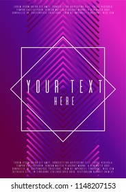 Hipster cover  corporate style.  Vector cover design. Can be used for poster, brochure, magazine, card, book, flyer, banner, anniversary. Trendy corporate style.
