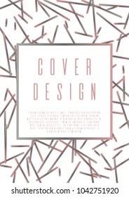 Hipster coverage corporate style.  Template in A4.  Can be used for poster, brochure, magazine, card, book, flyer, banner, anniversary. Trendy corporate style.
