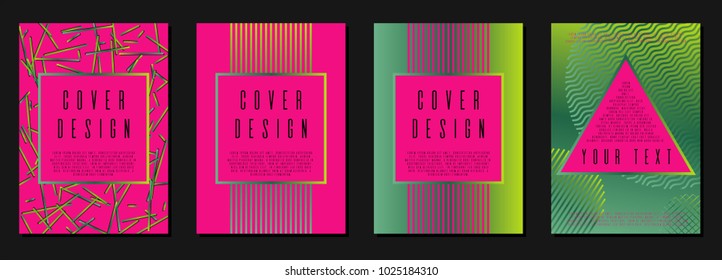 Hipster coverage corporate style.  Vector cover design. Can be used for poster, brochure, magazine, card, book, flyer, banner, anniversary
 Trendy corporate style.