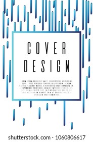 Hipster coverage design for your business. Set of sheets A4.  Can be used for poster, brochure, magazine, card, book, flyer, banner, anniversary. Trendy corporate style.
