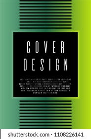 Hipster coverage design for your business. Business card set. Can be used for poster, brochure, magazine, card, book, flyer, banner, anniversary
 Trendy corporate style.
