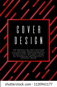 Hipster coverage design for your business. Text frame surface. Can be used for poster, brochure, magazine, card, book, flyer, banner, anniversary. Trendy corporate style.

