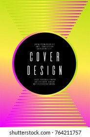 Hipster coverage design for your business. Business card set. Can be used for poster, brochure, magazine, card, book, flyer, banner, anniversary. Trendy corporate style.
