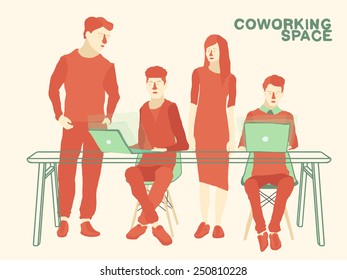 Hipster Coworking Space