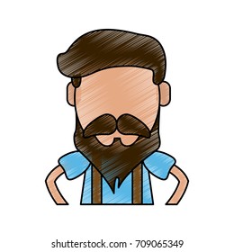 Hipster cute cartoon