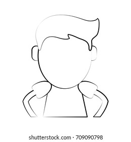 Hipster cute cartoon