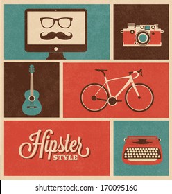 Hipster Design Icon Set