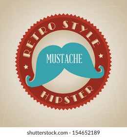 hipster design over beige background vector  illustration 