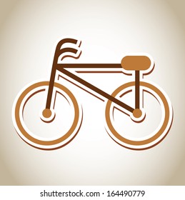 hipster design over beige background vector  illustration  