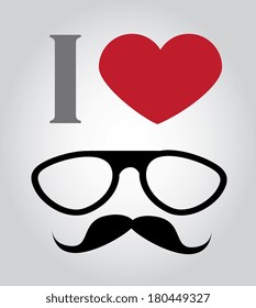 hipster design over gray background vector  illustration  