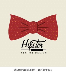 hipster design over pink background vector  illustration  