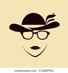 hipster design over pink  background vector  illustration  