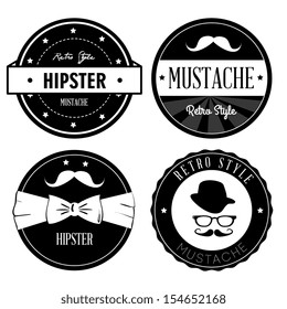 hipster design over white background vector  illustration  