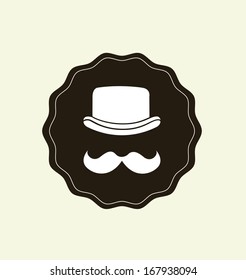 hipster design over white background vector  illustration  