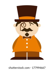 hipster design over white background vector  illustration  