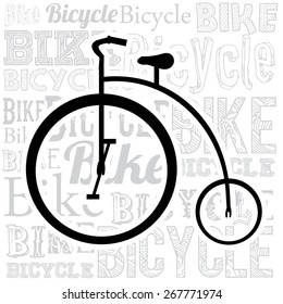 Hipster design over white background, vector illustration