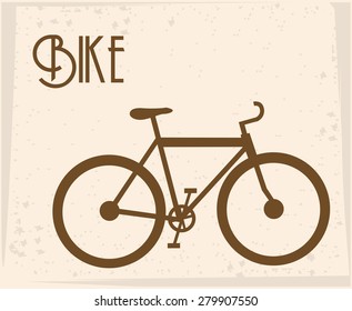 Hipster design over white background, vector illustration