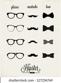 Hipster design set