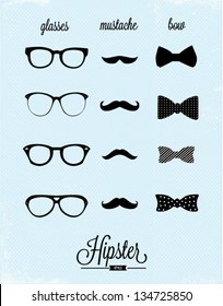 Hipster design set