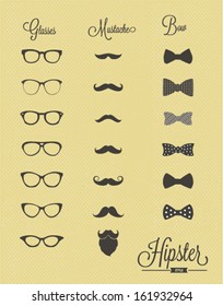 Hipster design set 