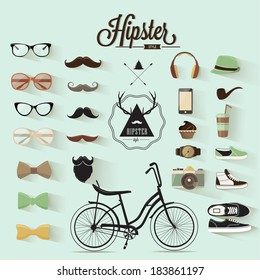 Hipster design set