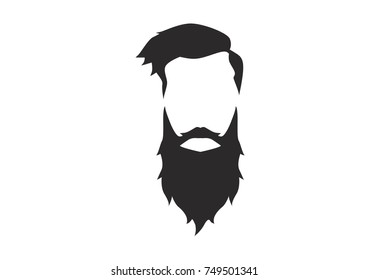 Hipster Detailed Hair Beards