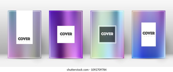 Hipster fabulous template for Brochure, Annual Report, Magazine, Poster, Corporate Presentation, Portfolio, Flyer. Amazing color gradients cover page.