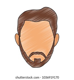 Hipster faceless cartoon