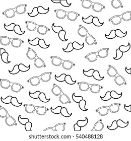 hipster fashion accesories icon vector illustration graphic