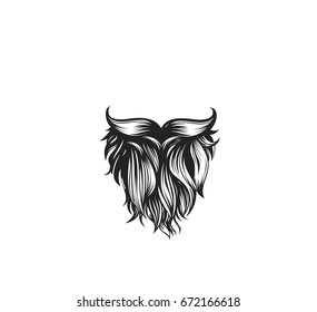 Hipster fashion, barber shop, vector illustration