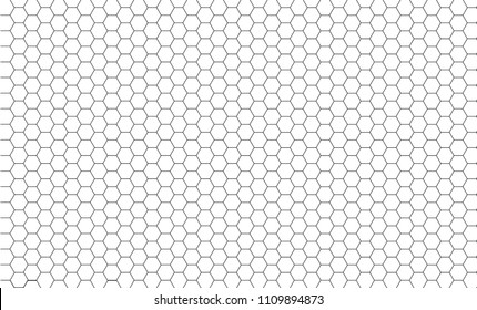 Hipster Fashion Design Print Hexagonal Pattern. Abstract Geometric Pattern.  Black and White. Vector Illustration.