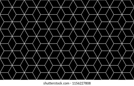 Hipster Fashion Design Seamless pattern Abstract Modern Sweet Black and white Background From Hexagons geometric vector background for wedding decoration, poster, sale banner or business card.