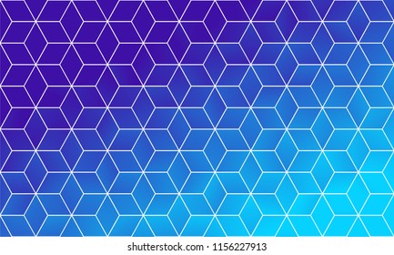 Hipster Fashion Design Seamless pattern Abstract Modern Sweet Blue Gradient Background From Hexagons geometric vector background for wedding decoration, poster, sale banner or business card.