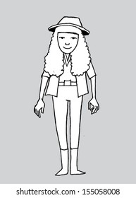 Hipster fashion graphic concept 