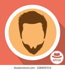 Hipster fashion  lifestyle design, vector illustration graphic
