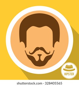 Hipster fashion  lifestyle design, vector illustration graphic