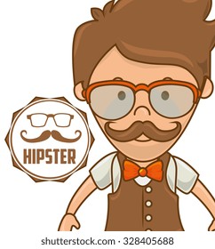 Hipster fashion  lifestyle design, vector illustration graphic