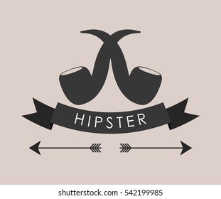 Hipster fashion lifestyle icon vector illustration graphic design